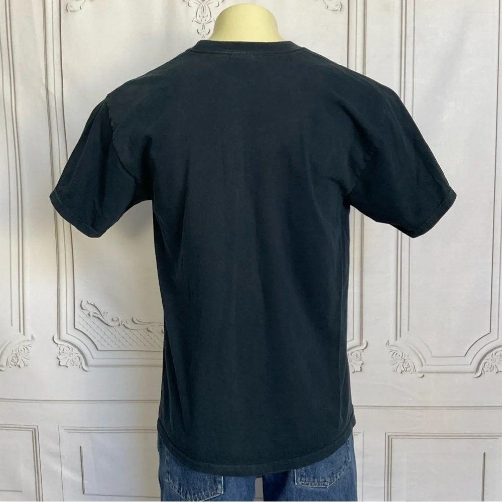 Y2K Vintage Chuck and Larry Movie Promo Shirt L Navy Adam Sandler Comedy EUC - Picture 3 of 5